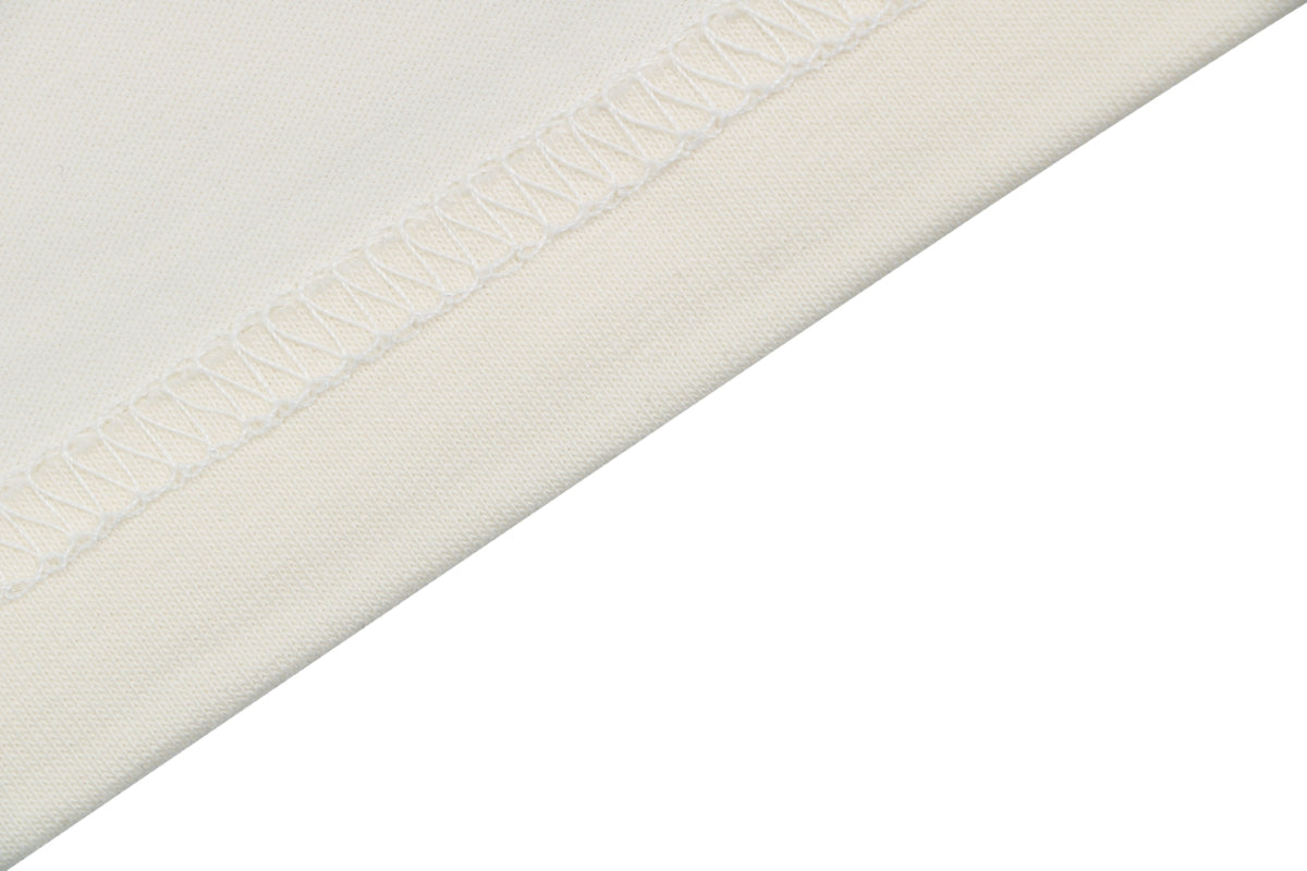 Loewe Anagram Leather Patch Pocket Short Sleeve Tee — Cream