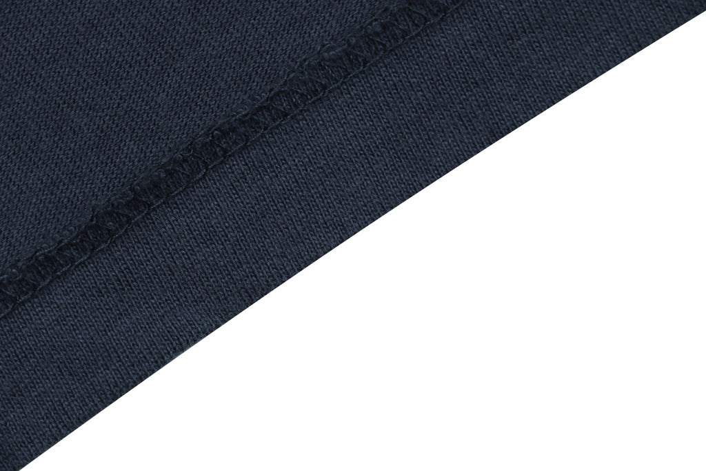 Saint Michael Fade Away Love Ape Demon Print Short Sleeve Tee — Navy