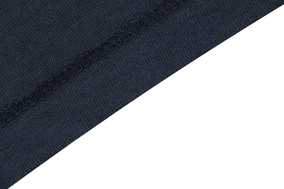 Saint Michael Fade Away Love Ape Demon Print Short Sleeve Tee — Navy