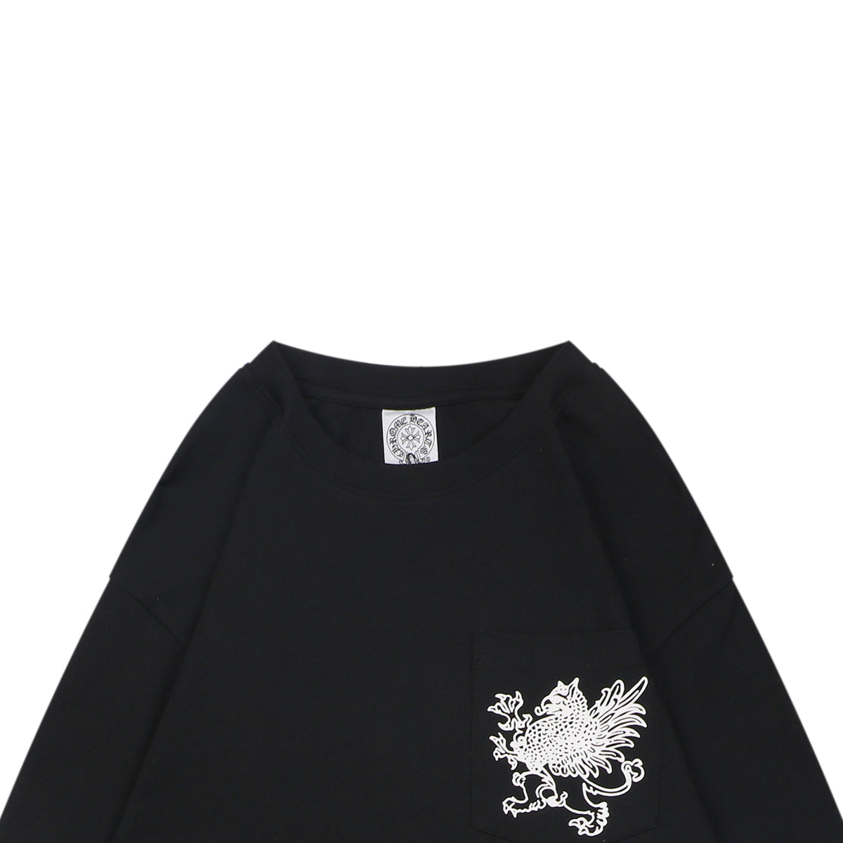 Chrome Hearts x Kyosuke Himuro Griffin Sanskrit Print Long Sleeve Tee — Black