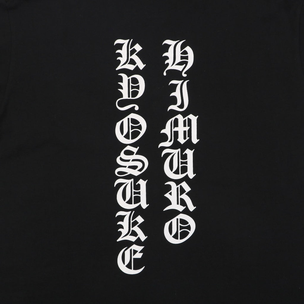 Chrome Hearts x Kyosuke Himuro Griffin Sanskrit Print Long Sleeve Tee — Black