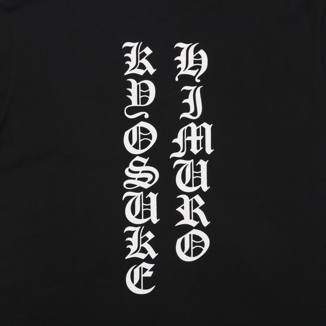Chrome Hearts x Kyosuke Himuro Griffin Sanskrit Print Long Sleeve Tee — Black