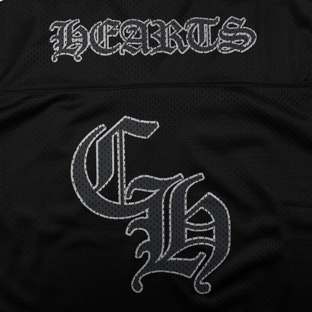 Chrome Hearts Glitter Sanskrit Hockey Long Sleeve Tee — Black
