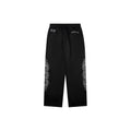 Chrome Hearts Glitter Sanskrit Hockey Sweatpants — Black