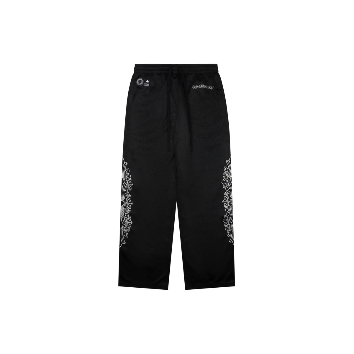 Chrome Hearts Glitter Sanskrit Hockey Sweatpants — Black