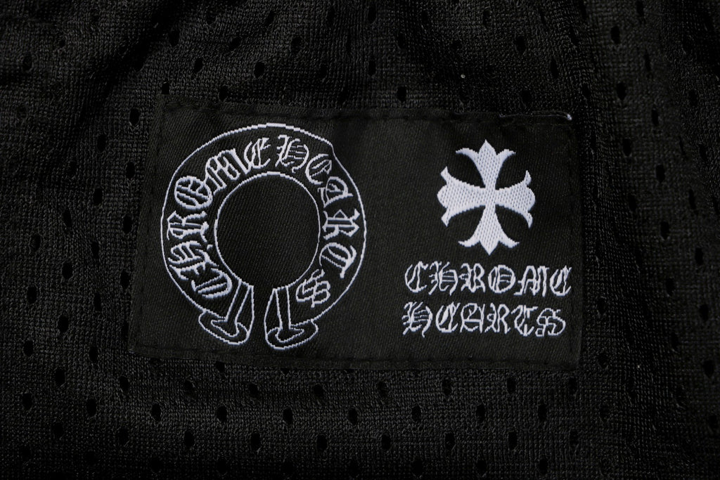Chrome Hearts Glitter Sanskrit Hockey Sweatpants — Black