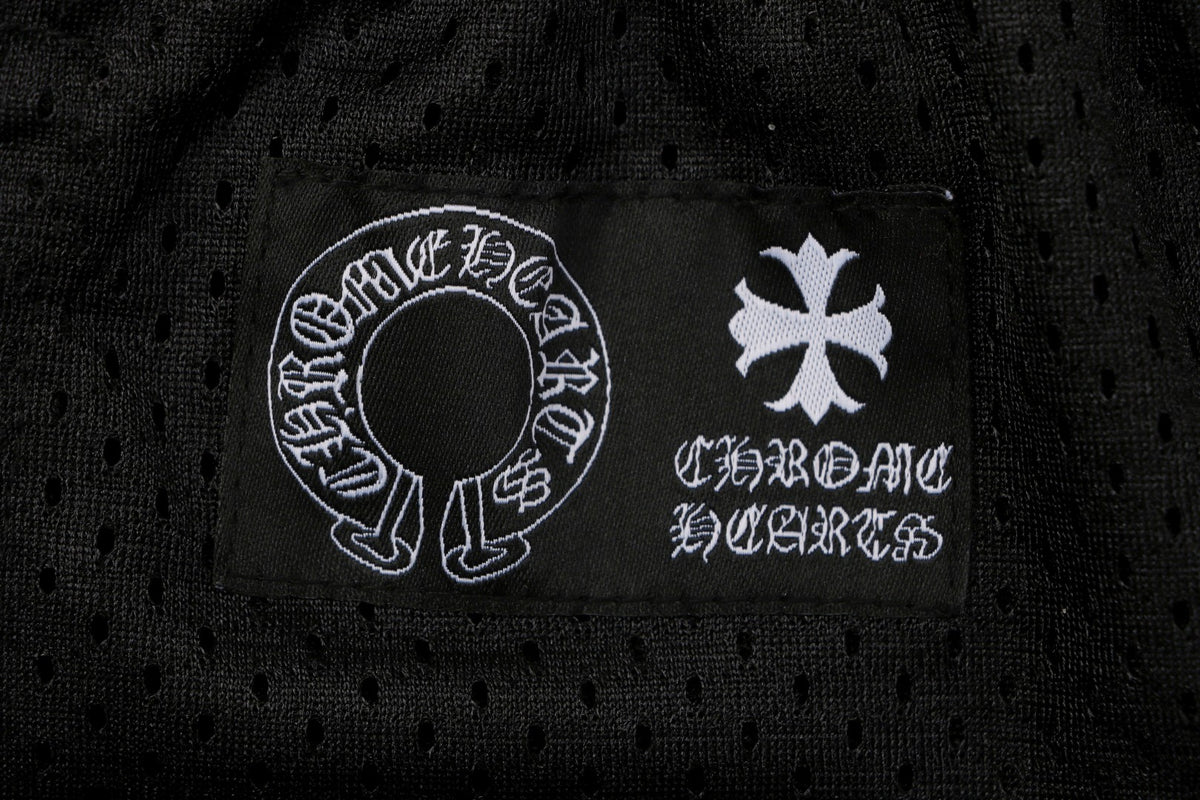 Chrome Hearts Glitter Sanskrit Hockey Sweatpants — Black