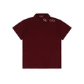 Gucci 25SS Collar G Letter Polo Short Sleeve — Burgundy