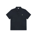 Celine Arc de Triomphe Embroidered Polo Short Sleeve — Black