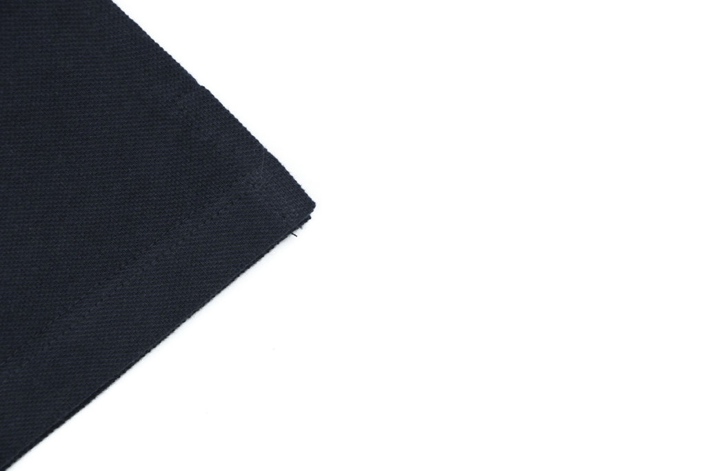 Celine Arc de Triomphe Embroidered Polo Short Sleeve — Black