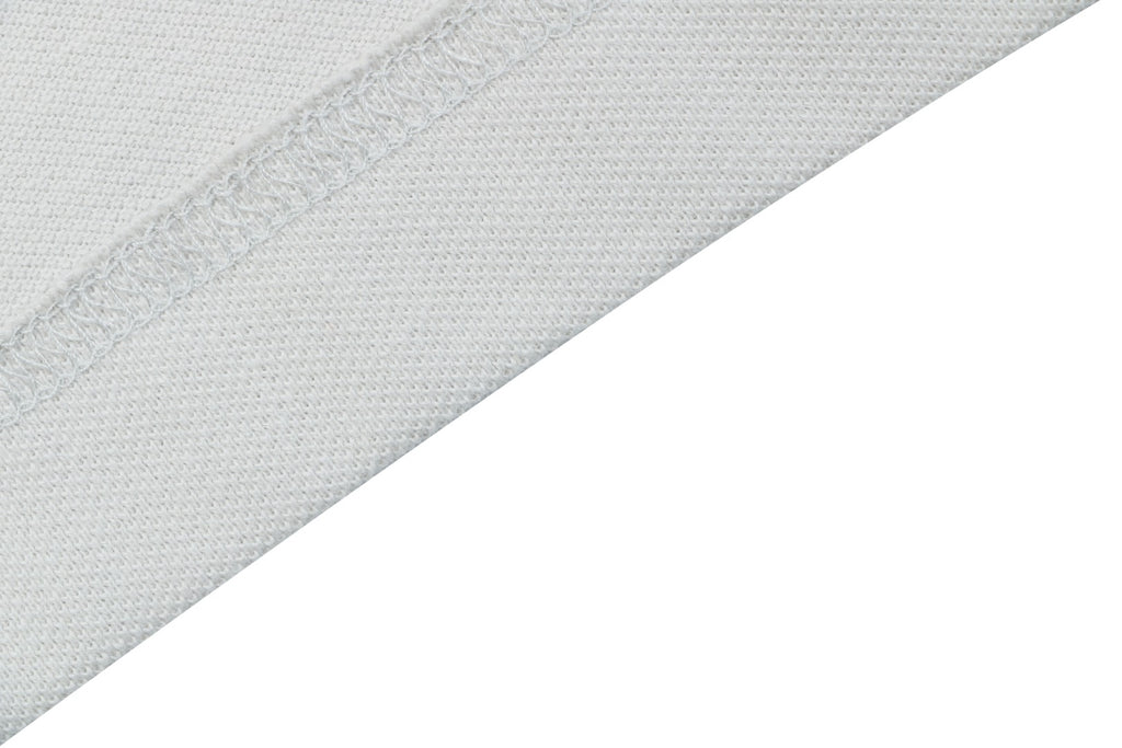 Prada Crest Badge Embroidered Polo Short Sleeve — Off White