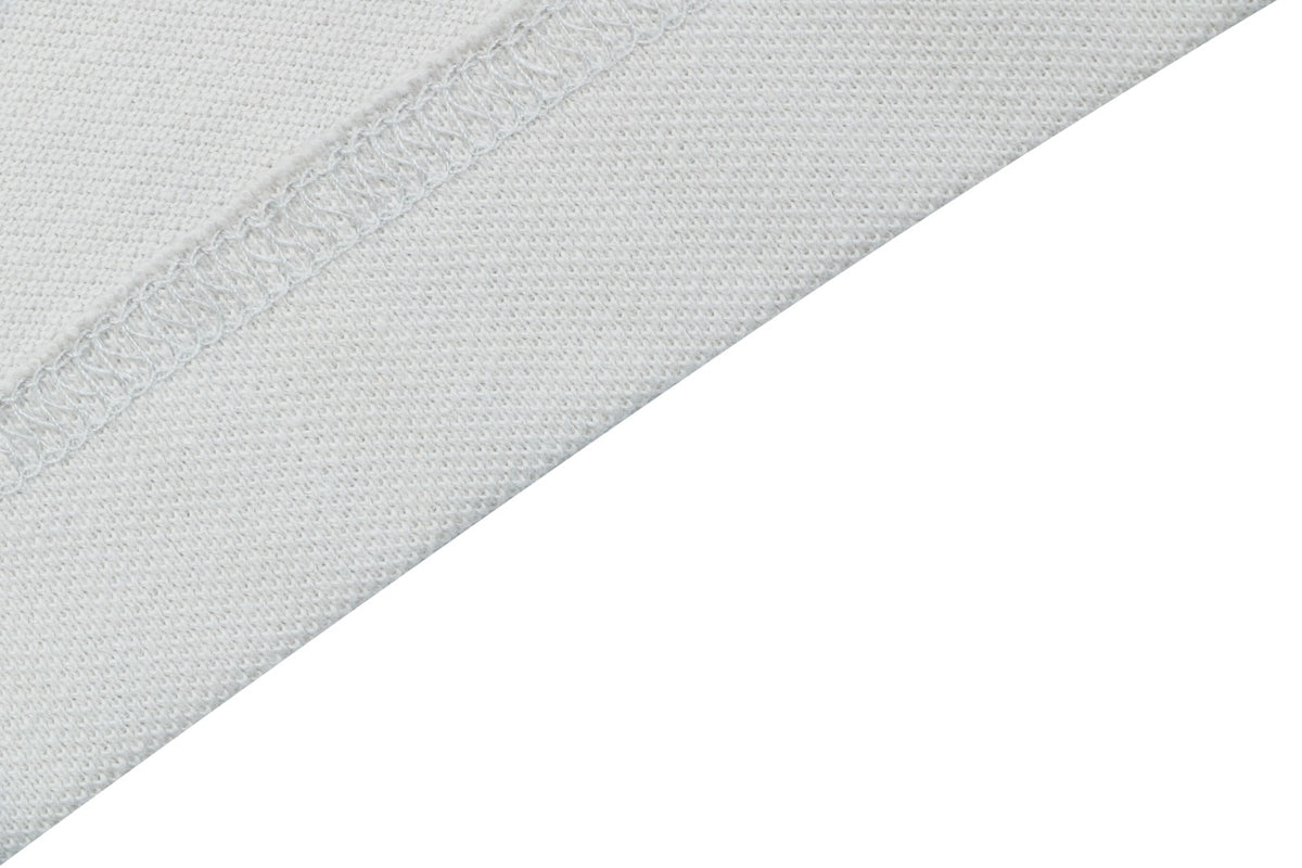 Prada Crest Badge Embroidered Polo Short Sleeve — Off White