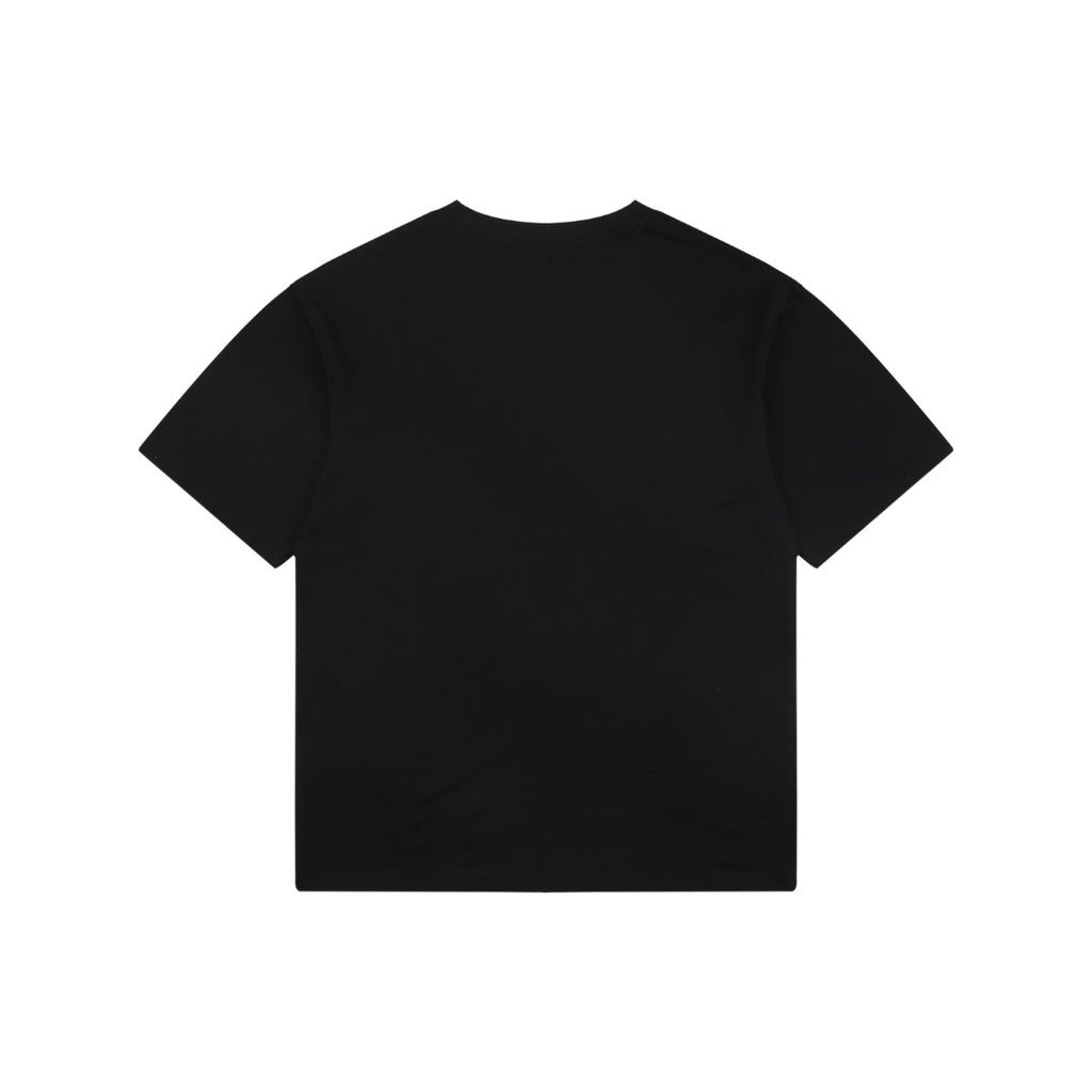 Dior Floral Bouquet Dio Embroidered Short Sleeve Tee — Black