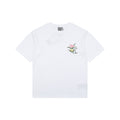 Dior Floral Bouquet Dio Embroidered Short Sleeve Tee — White