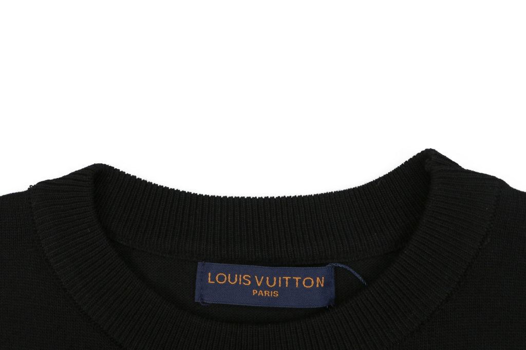 Louis Vuitton x Nigo Heart Jacquard Short Sleeve Tee — Black