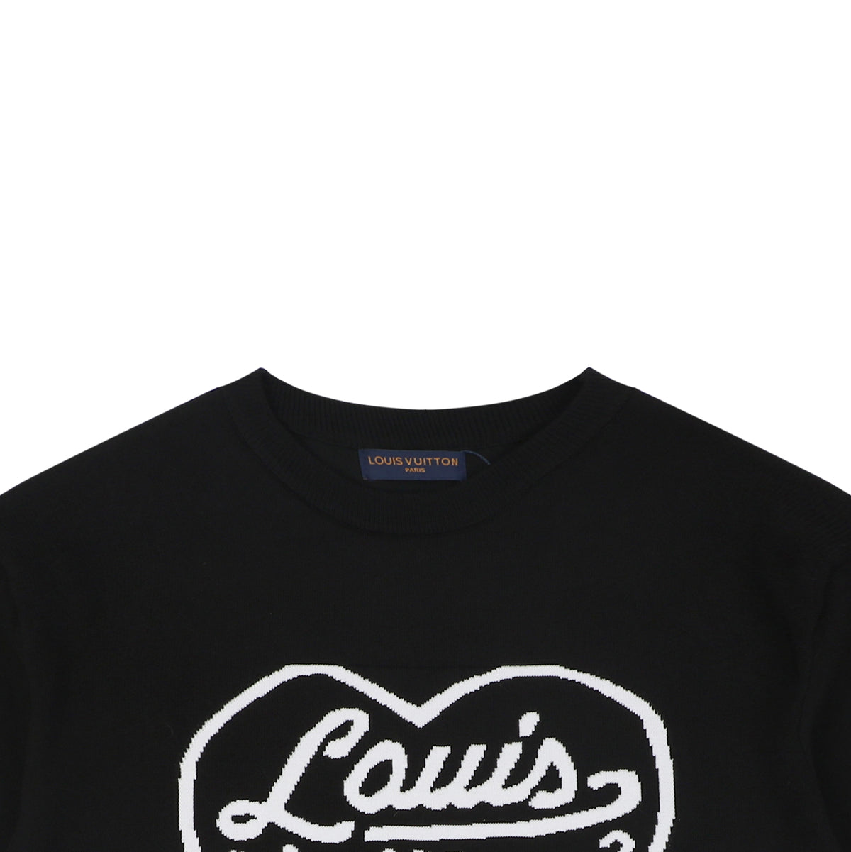 Louis Vuitton x Nigo Heart Jacquard Short Sleeve Tee — Black