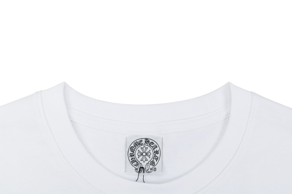 Chrome Hearts Pocket Vine Sword Print Long Sleeve Tee — White