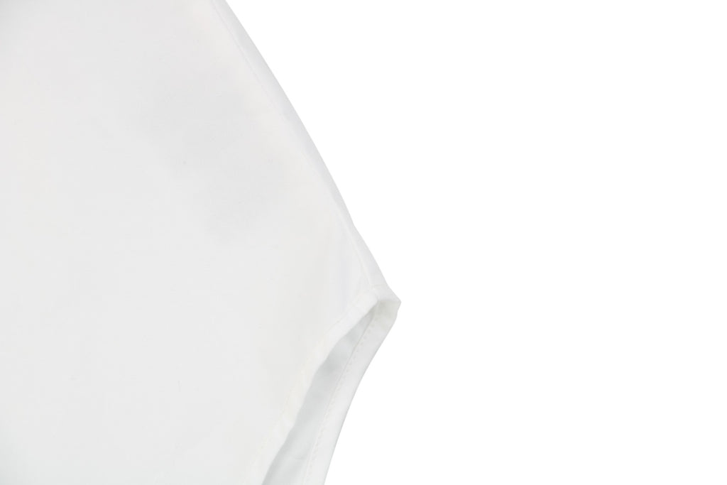 Gucci 24SS Square Frame G Letter Short Sleeve Shirt — White