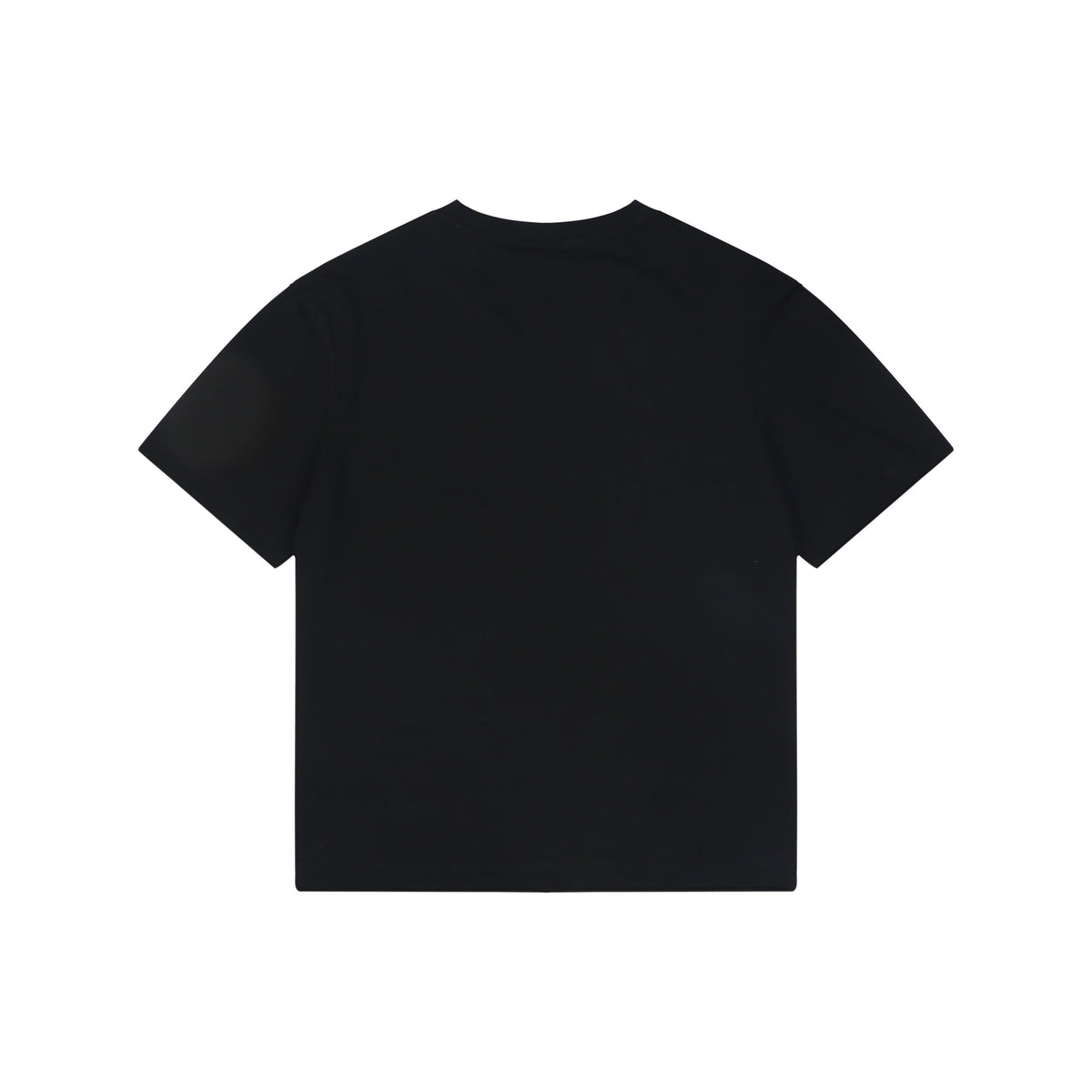 Burberry Equestrian Knight Embroidered Short Sleeve Tee — Black