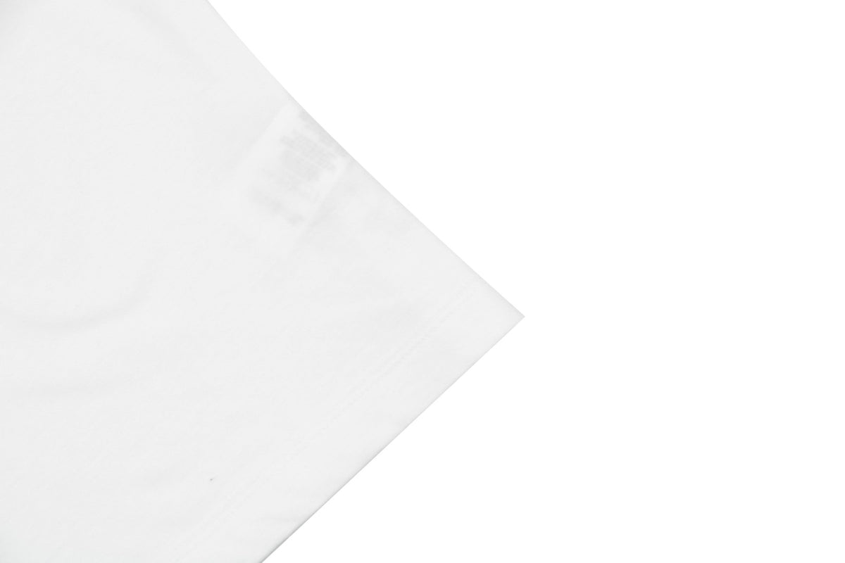 Burberry Equestrian Knight Embroidered Short Sleeve Tee — White