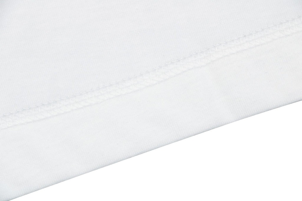 Burberry Equestrian Knight Embroidered Short Sleeve Tee — White