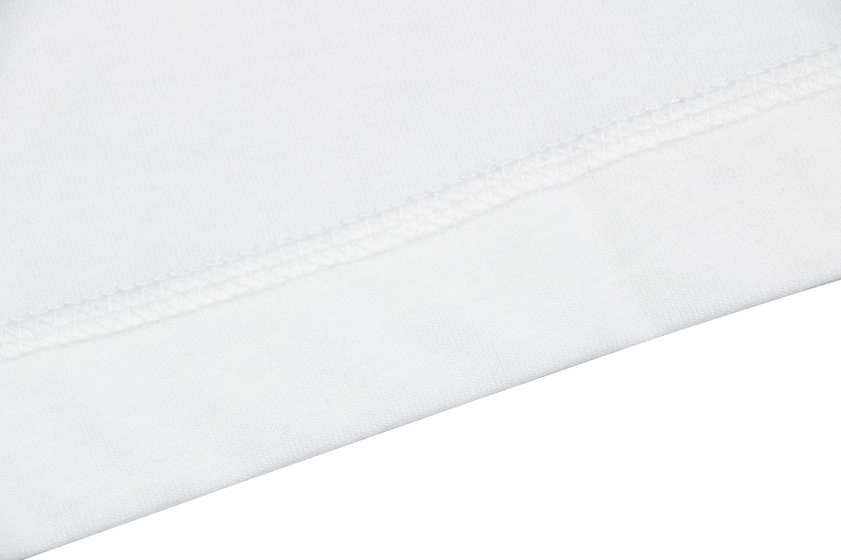 Burberry Equestrian Knight Embroidered Short Sleeve Tee — White