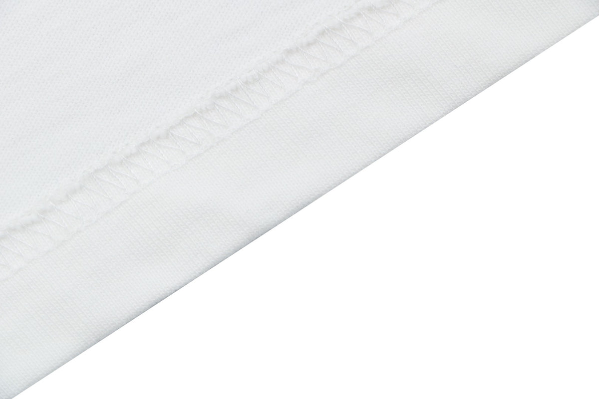 Acne Studios ACNE GYM Arc Leather-Appliqué Letter Short Sleeve Tee — Off White