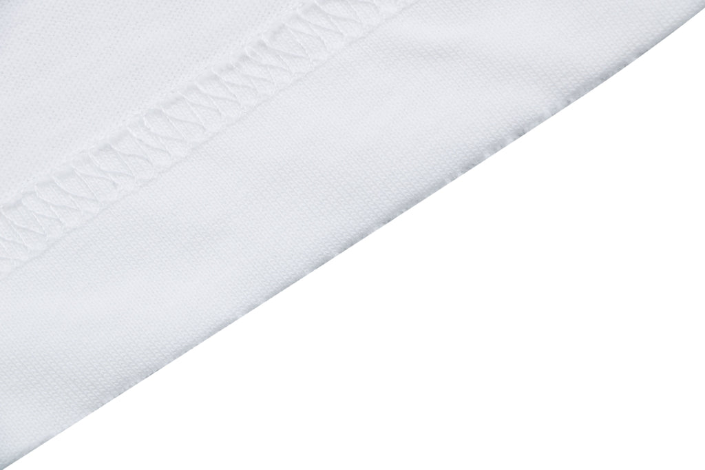 Chrome Hearts Stitch Cross Floral Embroidered Short Sleeve Tee — White