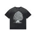 Saint Michael Tree of Life Print Short Sleeve Tee — Vintage Black
