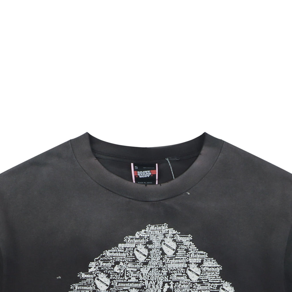 Saint Michael Tree of Life Print Short Sleeve Tee — Vintage Black