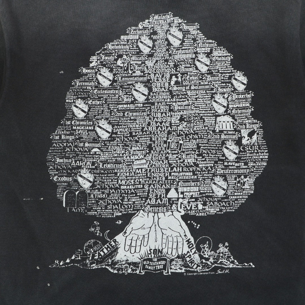 Saint Michael Tree of Life Print Short Sleeve Tee — Vintage Black