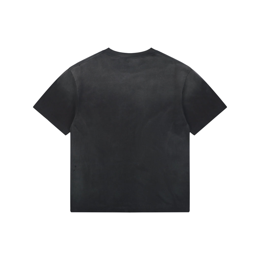 Saint Michael Tree of Life Print Short Sleeve Tee — Vintage Black