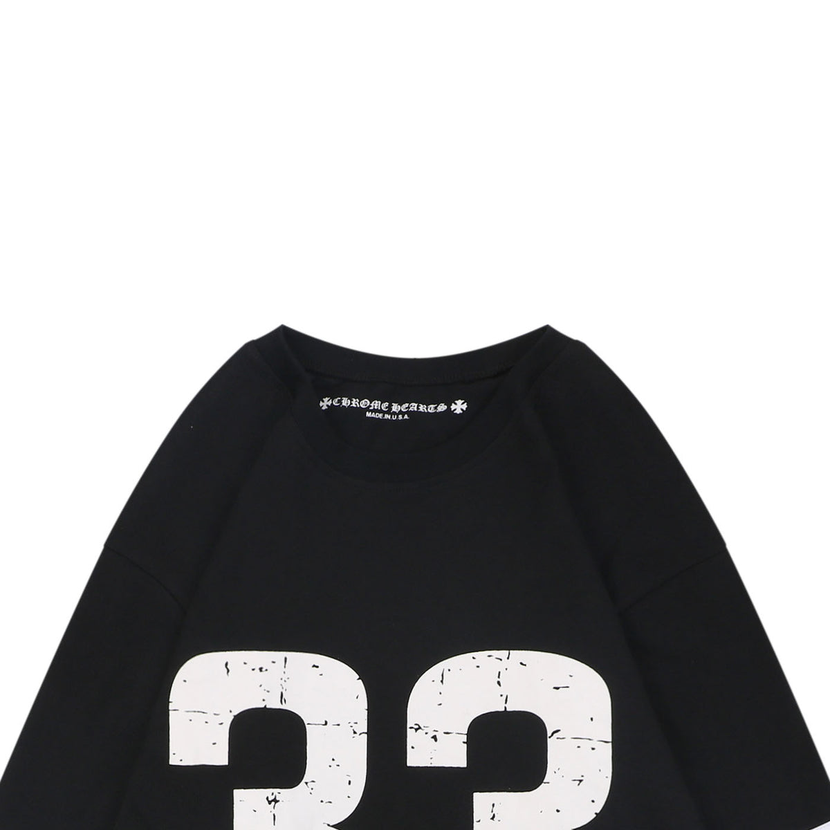 Chrome Hearts No.33 Sanskrit Cross Print Long Sleeve Tee — Black