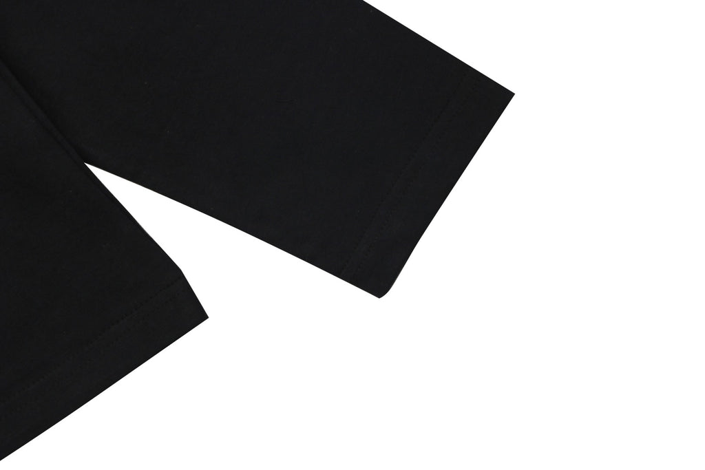 Chrome Hearts No.33 Sanskrit Cross Print Long Sleeve Tee — Black