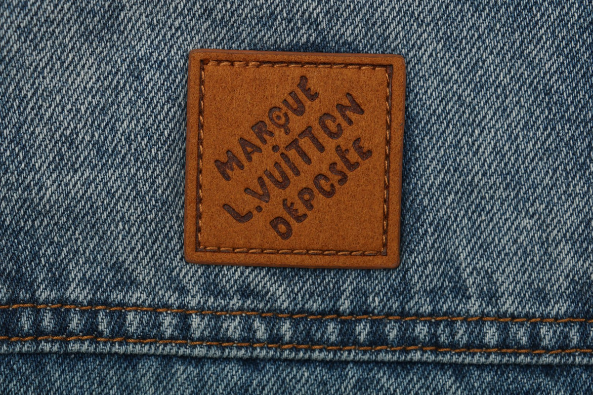 Louis Vuitton 25SS Sun-Faded Patchwork Denim Jacket — Indigo