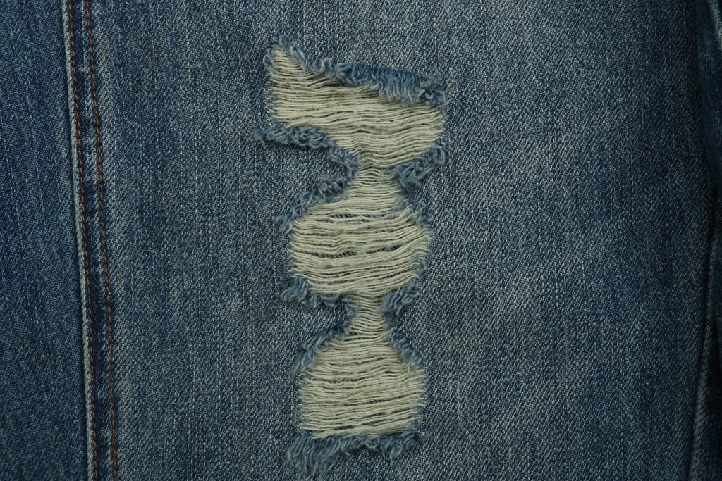 Louis Vuitton 24FW Turquoise Button Washed Cargo Denim Jeans — Indigo