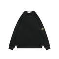 Stone Island Sleeve Compass Badge Crewneck Sweatshirt — Black