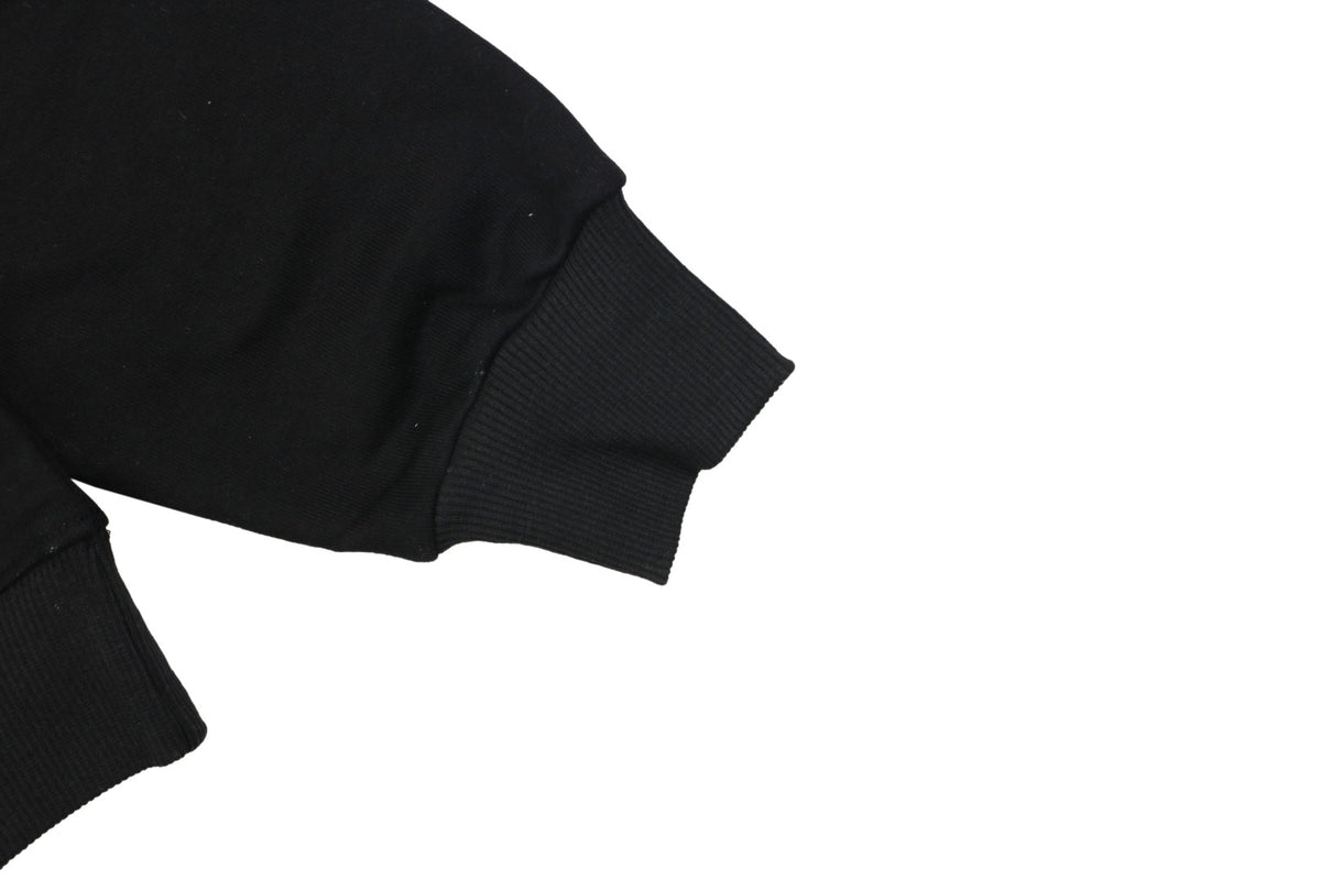 Stone Island Sleeve Compass Badge Crewneck Sweatshirt — Black