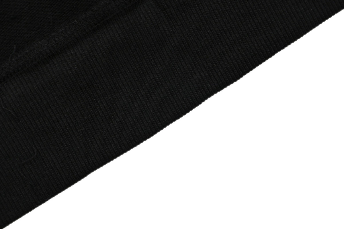 Stone Island Sleeve Compass Badge Crewneck Sweatshirt — Black