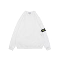 Stone Island Arm Badge Crew Neck Sweatshirt — White