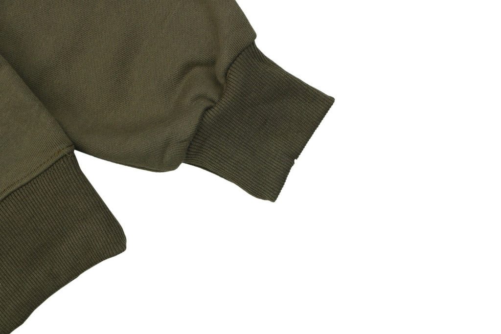 Stone Island Arm Badge Crew Neck Sweatshirt — Olive Green