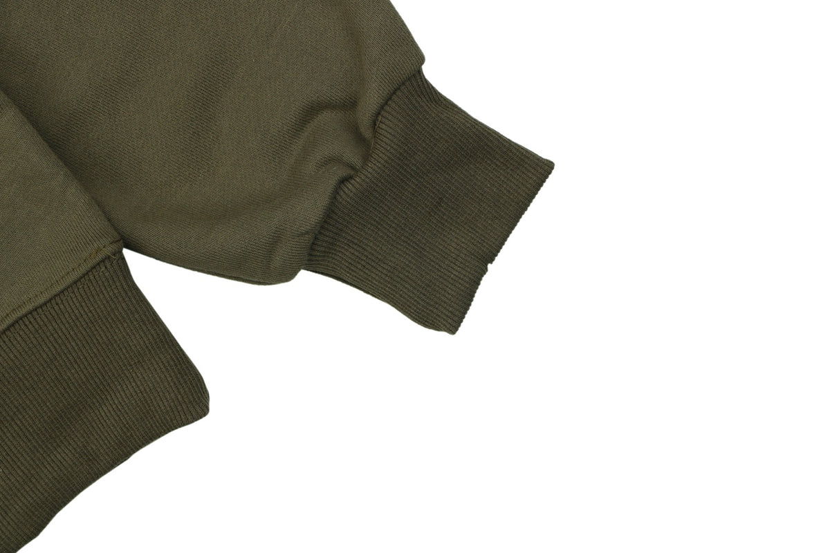 Stone Island Arm Badge Crew Neck Sweatshirt — Olive Green