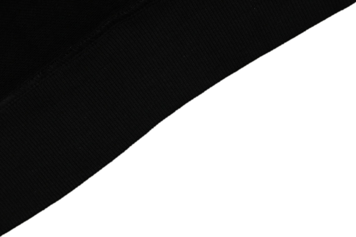 Stone Island Arm Badge Full-Zip Hoodie — Black