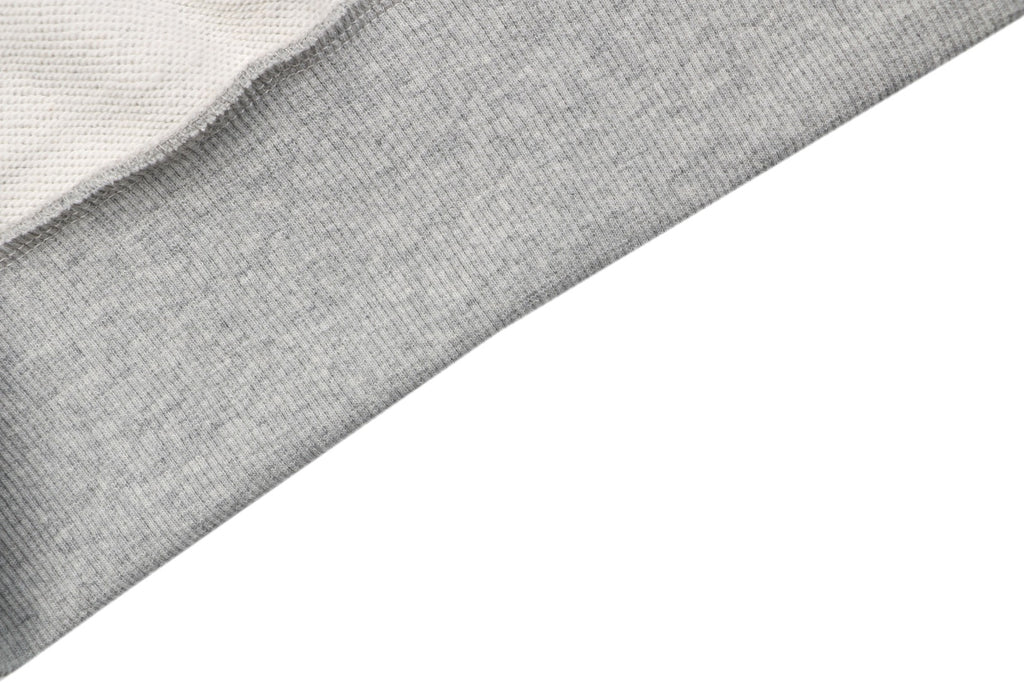 Stone Island Arm Badge Zip Hoodie — Light Grey
