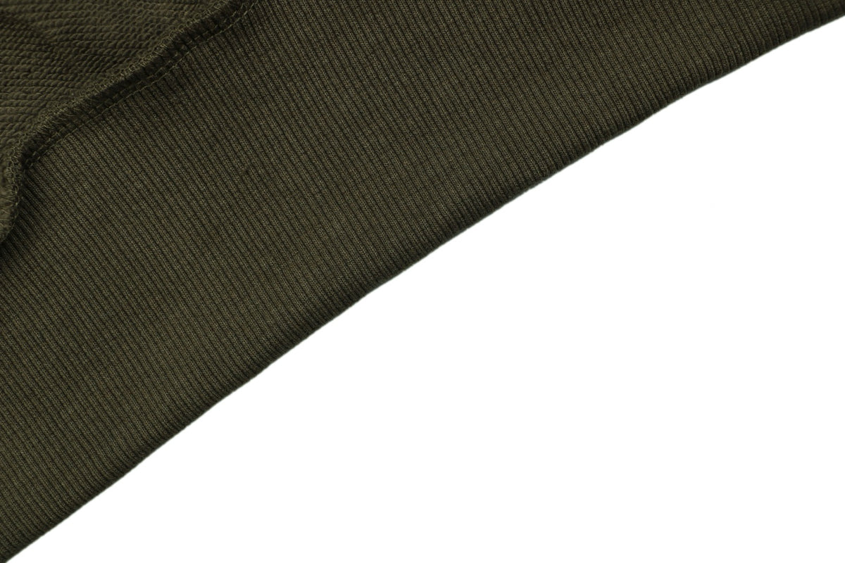 Stone Island Arm Badge Zip Hoodie — Olive Green