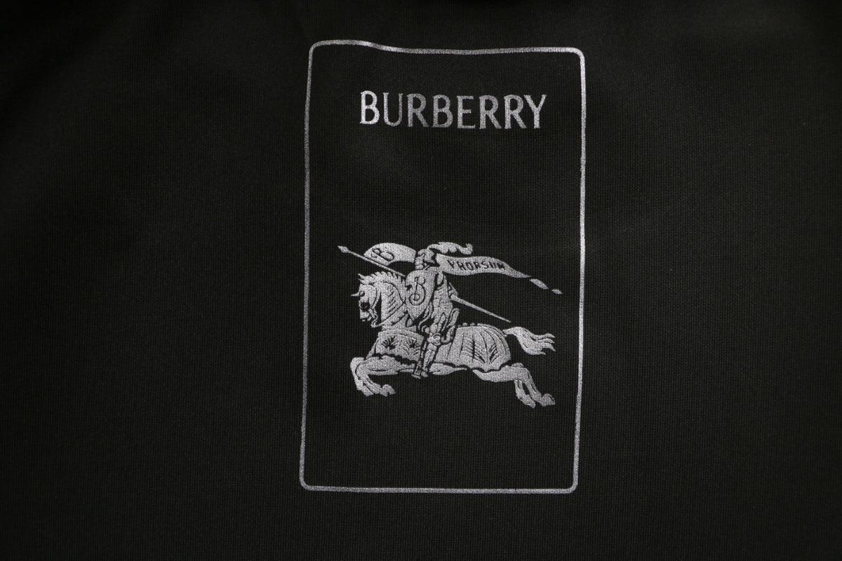 Burberry Shoulder Check EKD Sleeveless Vest — Black
