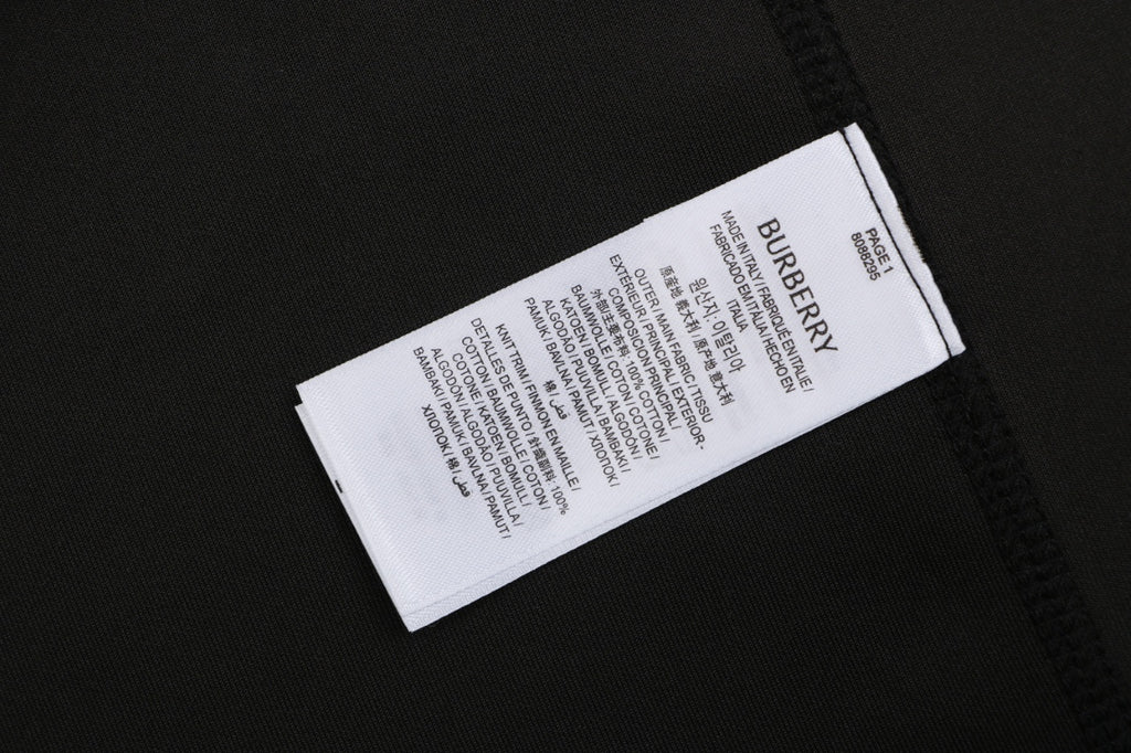 Burberry Shoulder Check EKD Sleeveless Vest — Black