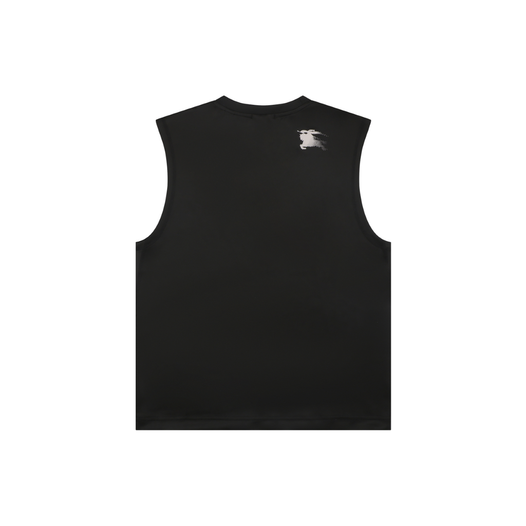 Burberry Shoulder Check EKD Sleeveless Vest — Black