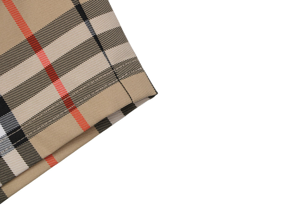 Burberry House Check Drawstring Shorts — Archive Camel
