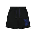 Burberry EKD Embroidered Drawstring Shorts — Black